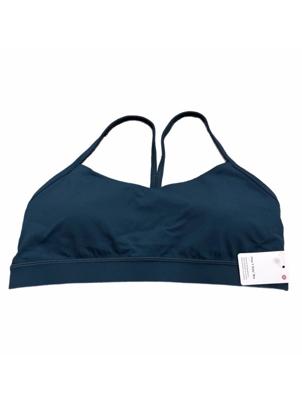 NWT Lululemon Flow Y Bra *Nulu A-C Cups (Indochine Blue) Size 12